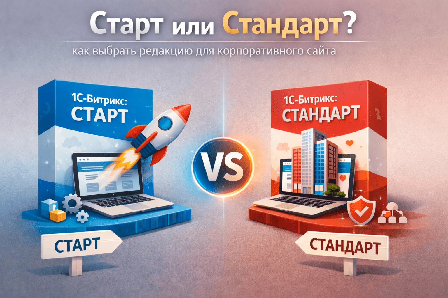 Старт или Стандарт: как выбрать редакцию для корпоративного сайта в Ханты-Мансийске